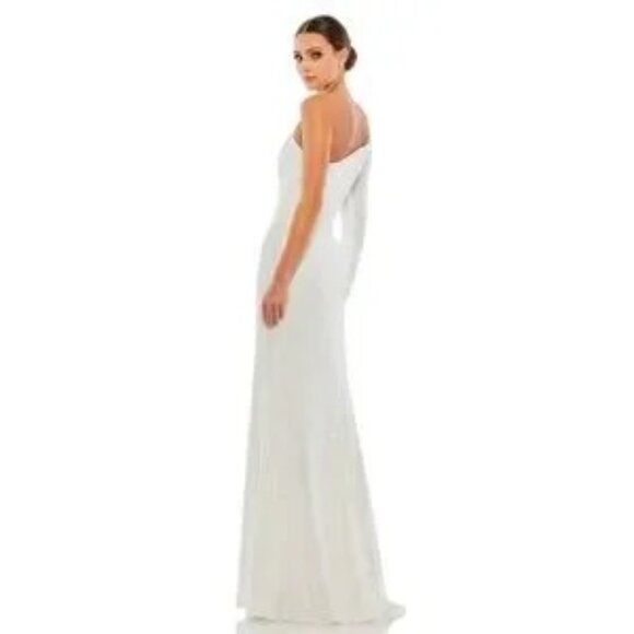 NWT | IEENA for Mac Dugal, White Sparkle Bridal Dress. Style 26591, Size 4 - Picture 3 of 12